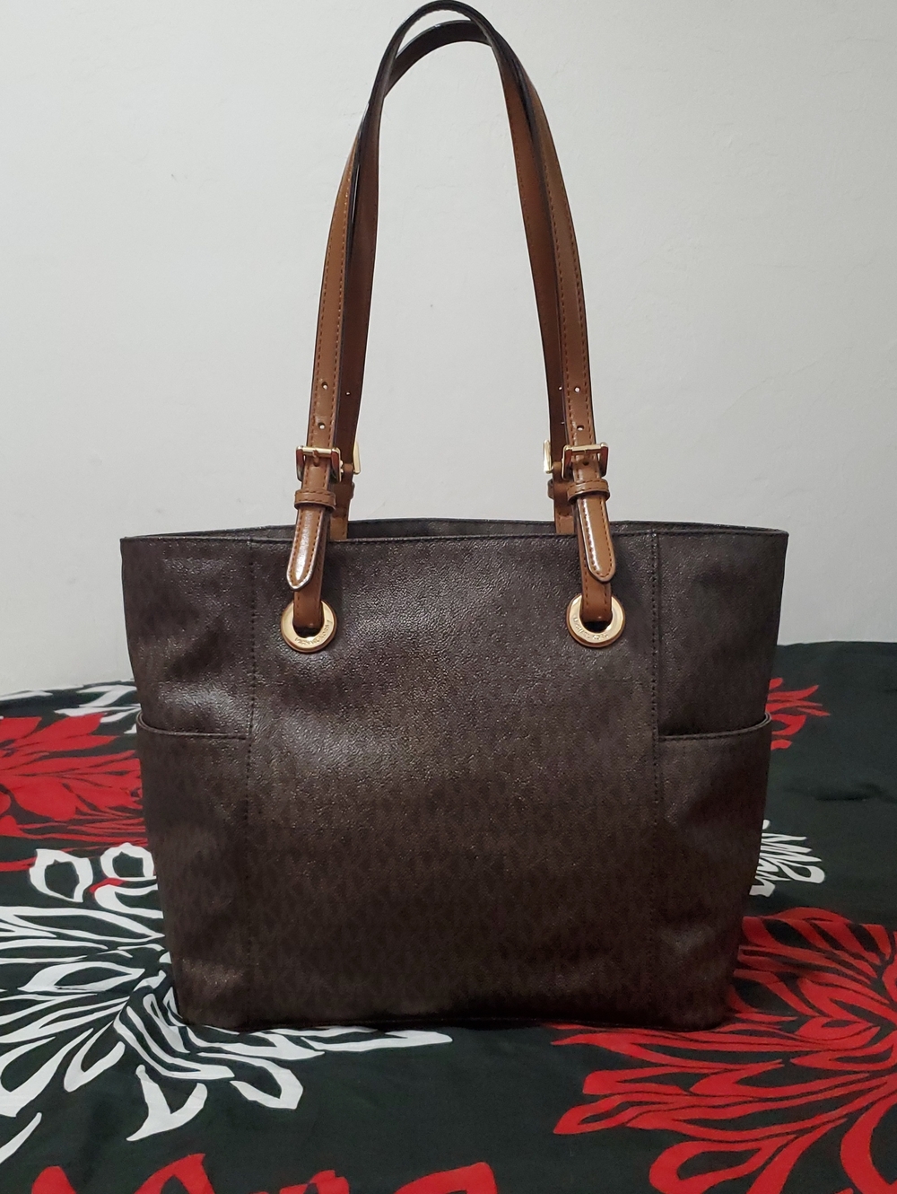 Michael Kors Jet Set East West Brown Tote Bag